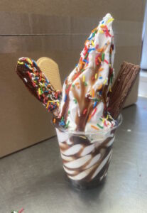 Chocolate sundae